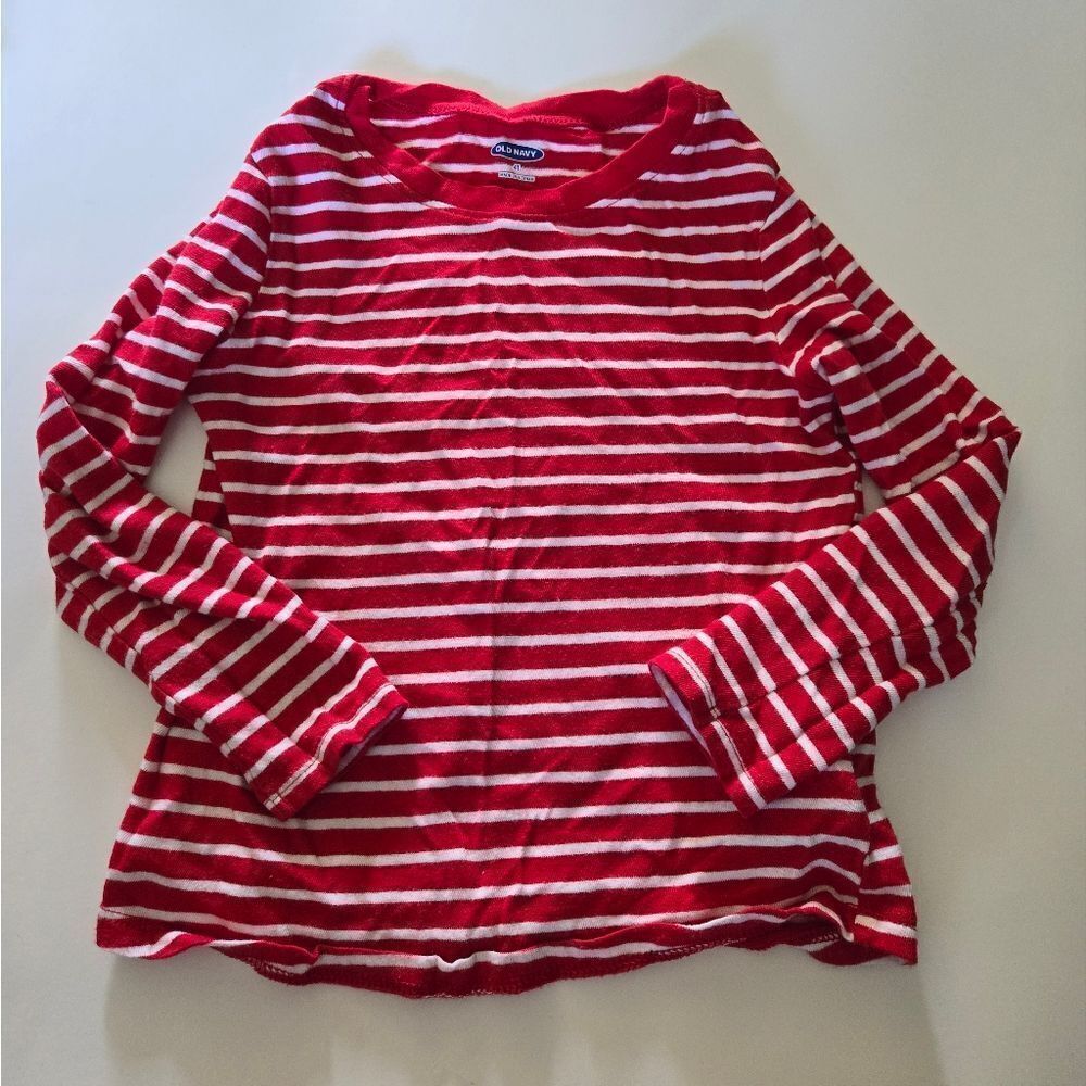 Girls red Stripped Shirt